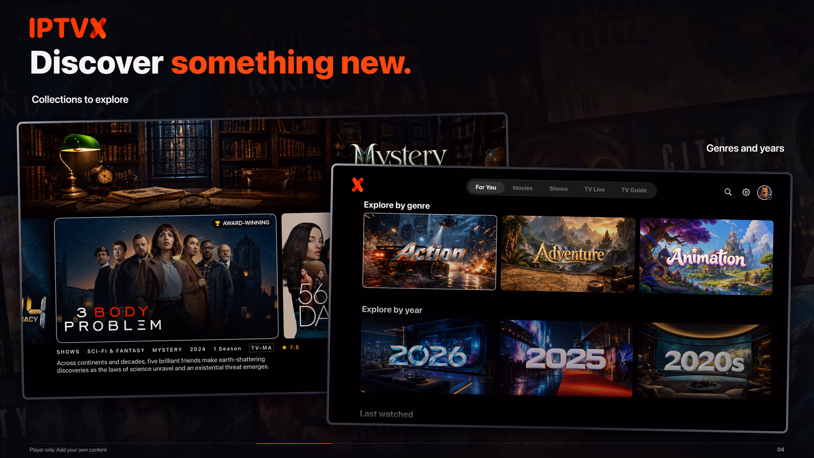 Explore: browse by genre and year — Apple TV 04/10