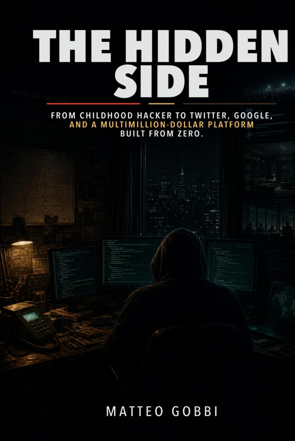 The Hidden Side book cover by Matteo Gobbi